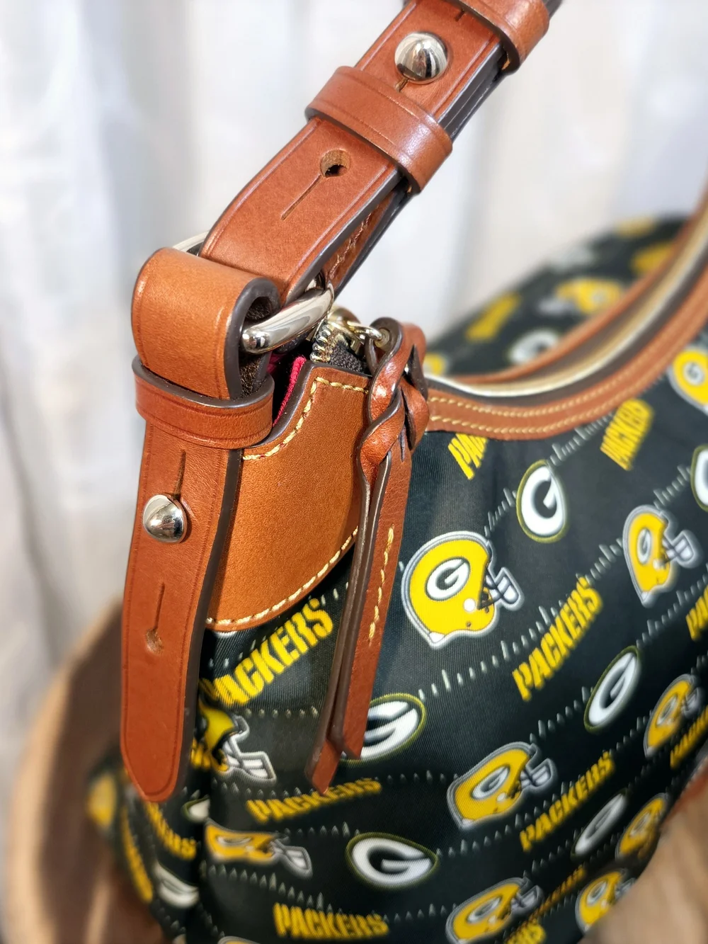 Dooney & Bourke Green Bay Packers NFL Hobo Bag - Excellent Condition!